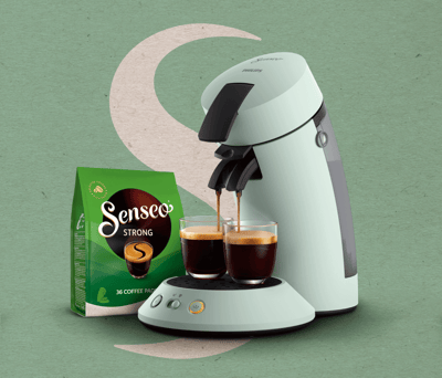 senseo sustainability machine and strong pads